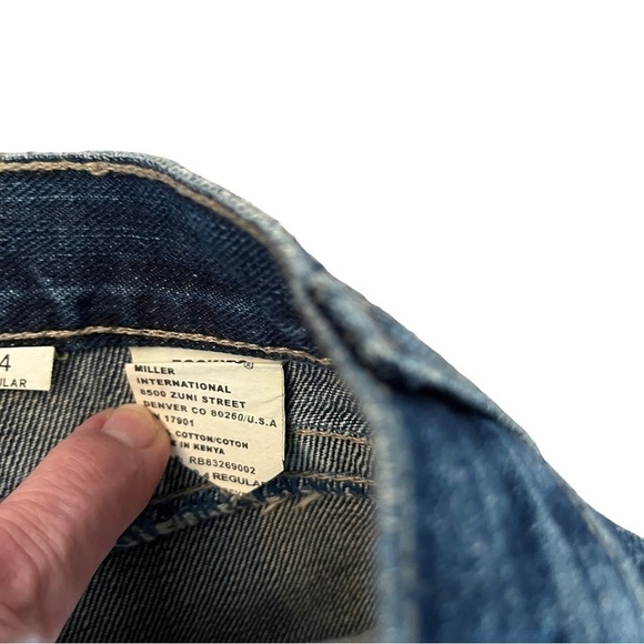 Rockies Vintage Sz 4 100% Cotton Straight Leg Denim Western Jeans - Picture 7 of 10